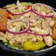 chicken salad with purple onion