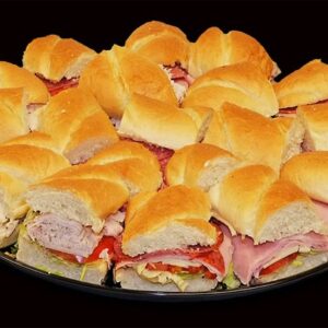 platter of assorted subs by francos pizza