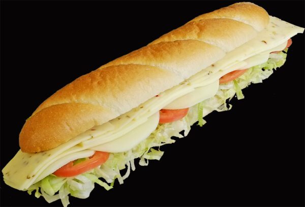 cheese and tomato sub